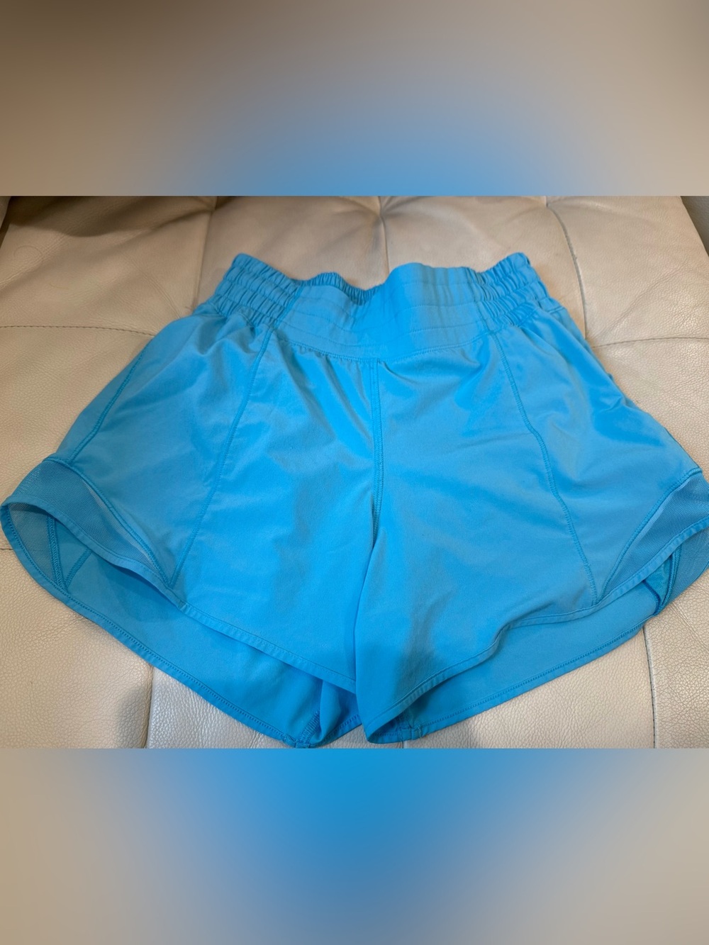 Lululemon Hottie Hot Bright Blue Athletic Shorts